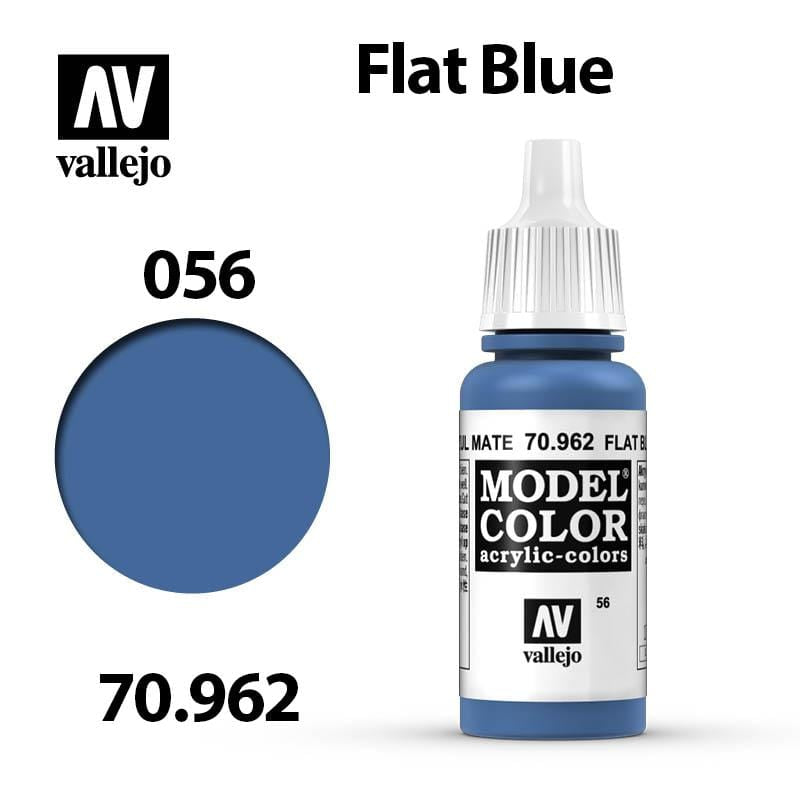 Vallejo Model Color - Flat Blue 17ml - Val70962 (056)