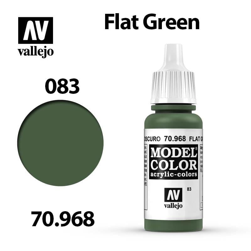 Vallejo Model Color - Flat Green 17ml - Val70968 (083)