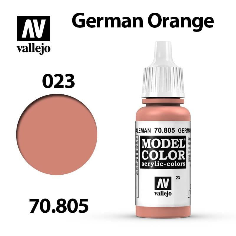 Vallejo Model Color - German Orange 17ml - Val70805 (023)