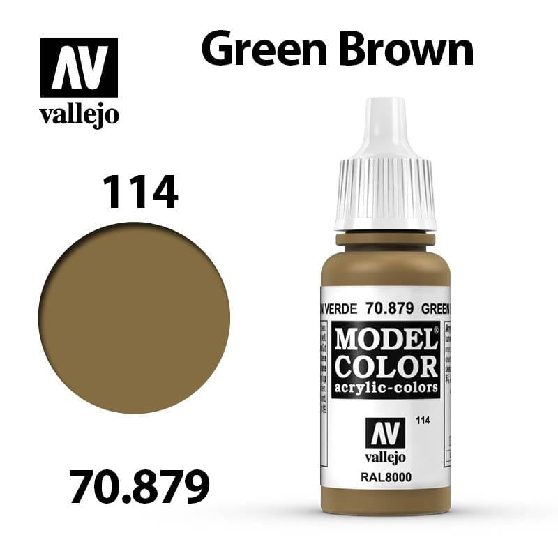 Vallejo Model Color - Green Brown 17ml - Val70879 (114)