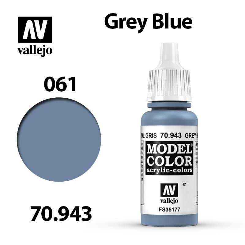 Vallejo Model Color - Grey Blue 17ml - Val70943 (061)