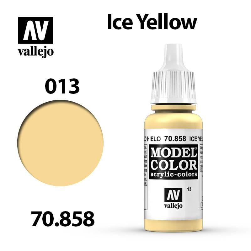 Vallejo Model Color - Ice Yellow 17ml - Val70858 (013)