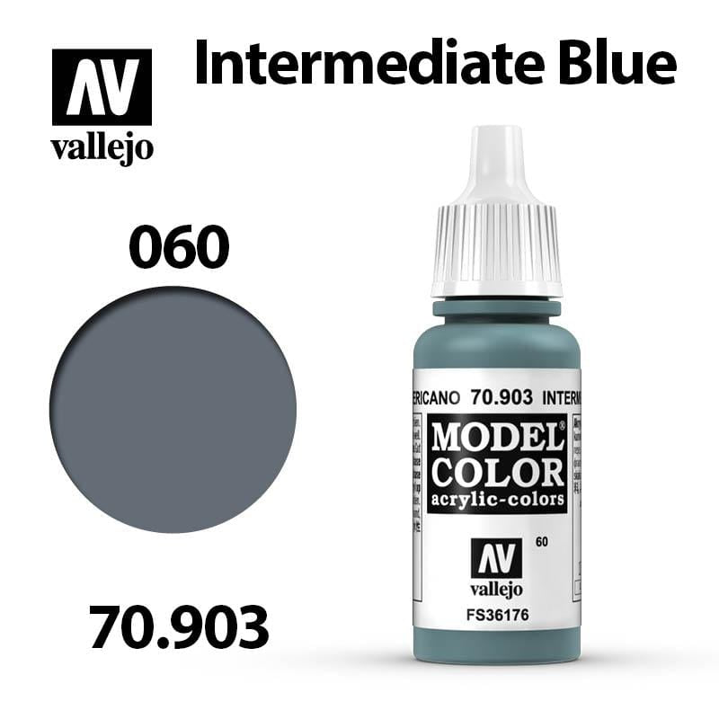 Vallejo Model Color - Intermediate Blue 17ml - Val70903 (060)
