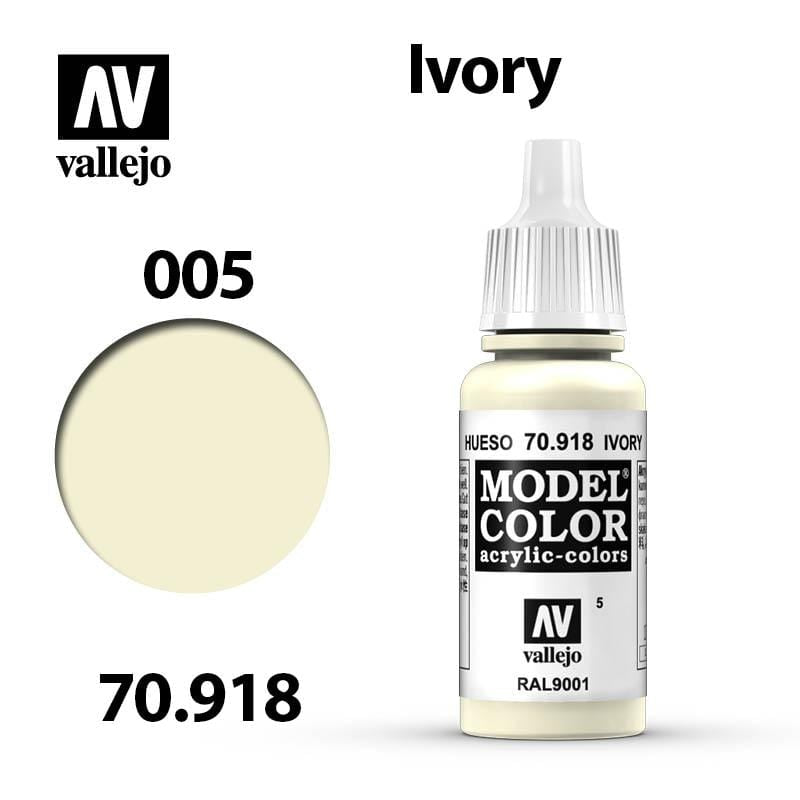 Vallejo Model Color - Ivory 17ml - Val70918 (005)