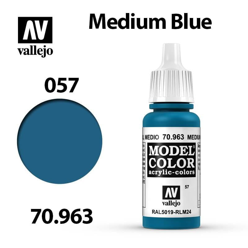 Vallejo Model Color - Medium Blue 17ml - Val70963 (057)