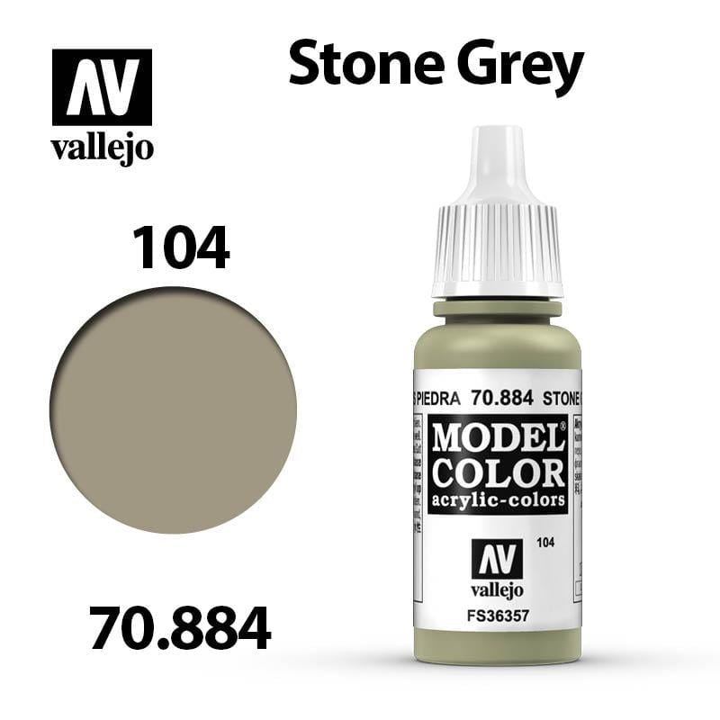 Vallejo Model Color - Stone Grey 17ml - Val70884 (104)