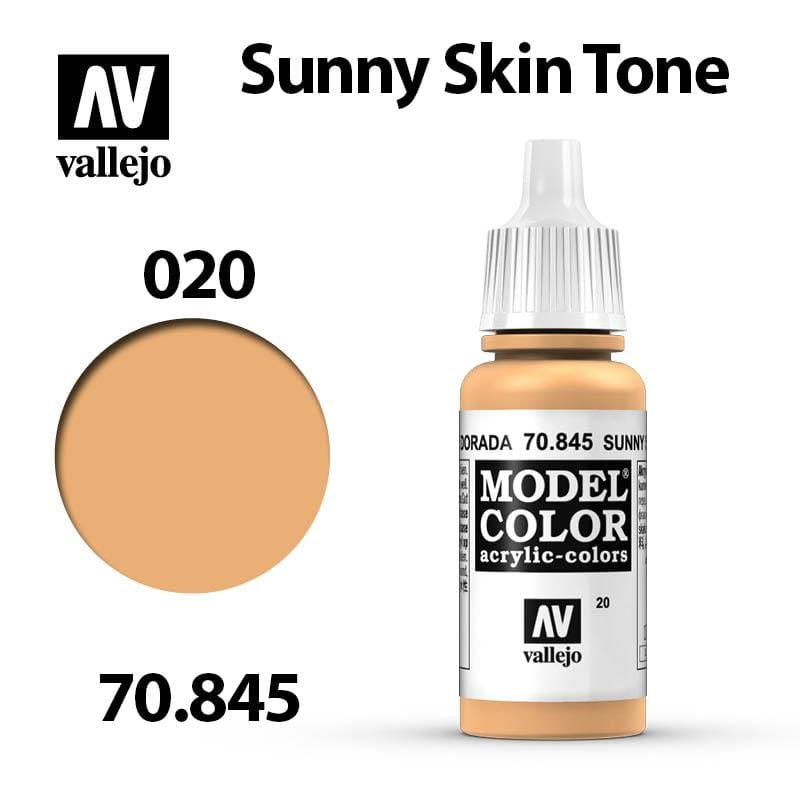 Vallejo Model Color - Sunny Skin Tone 17ml - Val70845 (020)