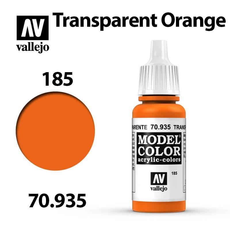 Vallejo Model Color - Transparent Orange 17ml - Val70935 (185)