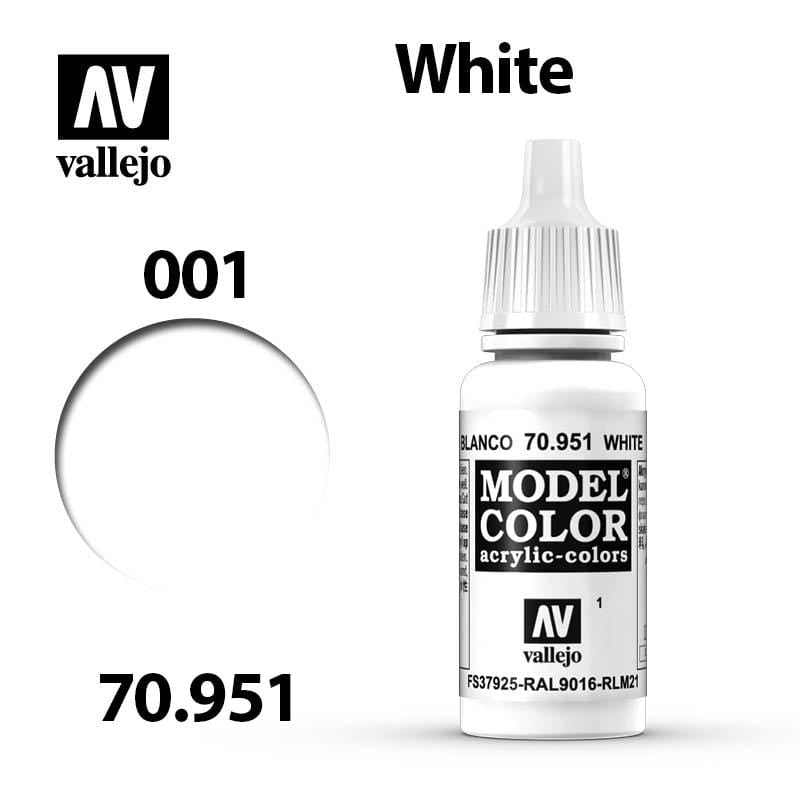 Vallejo Model Color - White 17ml - Val70951 (001)