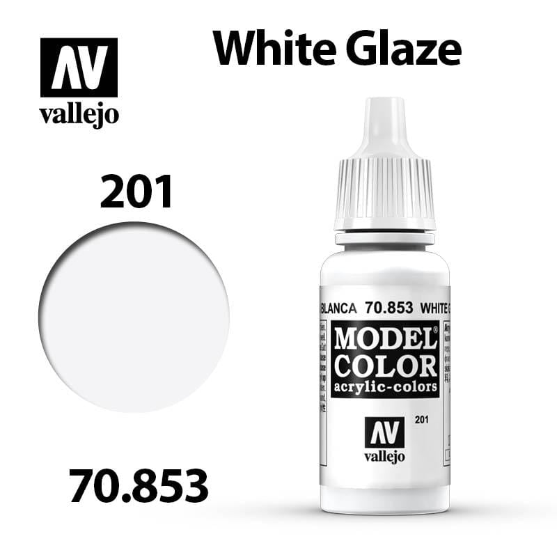 Vallejo Model Color - White Glaze 17ml - Val70853 (201)