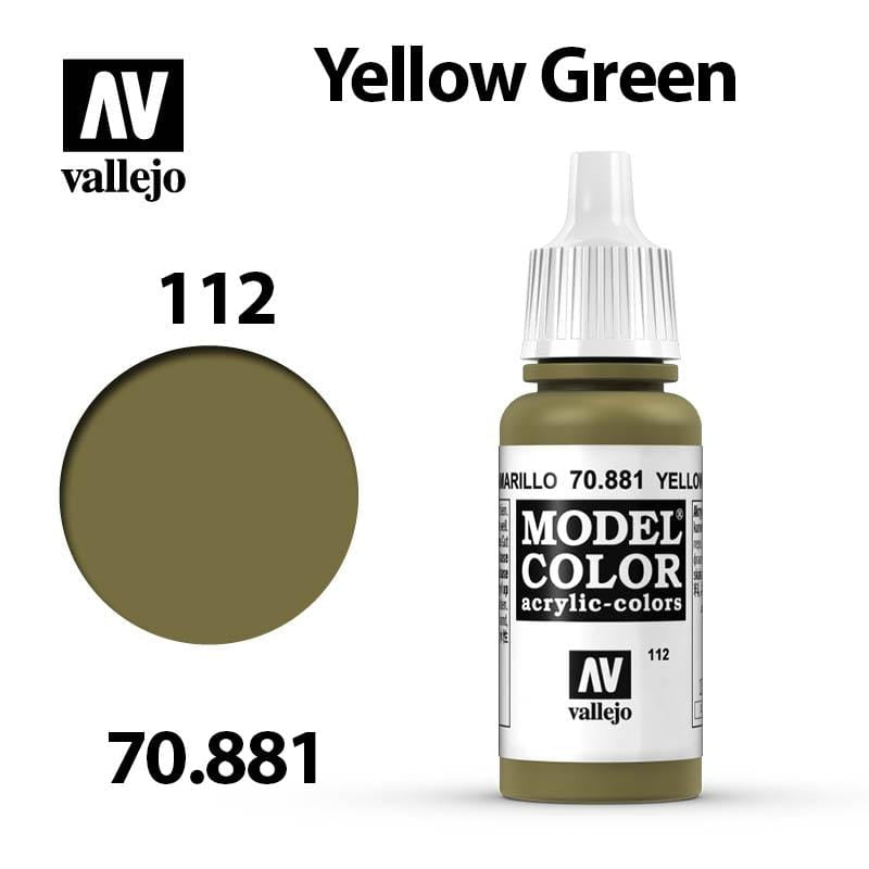Vallejo Model Color - Yellow Green 17ml - Val70881 (112)