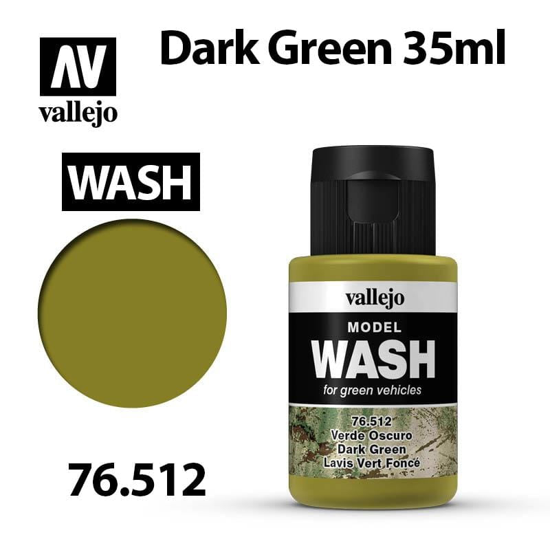 Vallejo Model Wash - Dark Green 35ml - Val76512