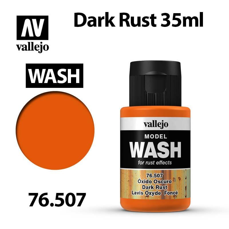 Vallejo Model Wash - Dark Rust 35ml - Val76507