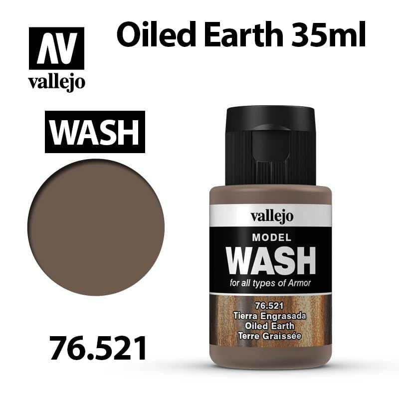 Vallejo Model Wash - Oiled Earth 35ml - Val76521