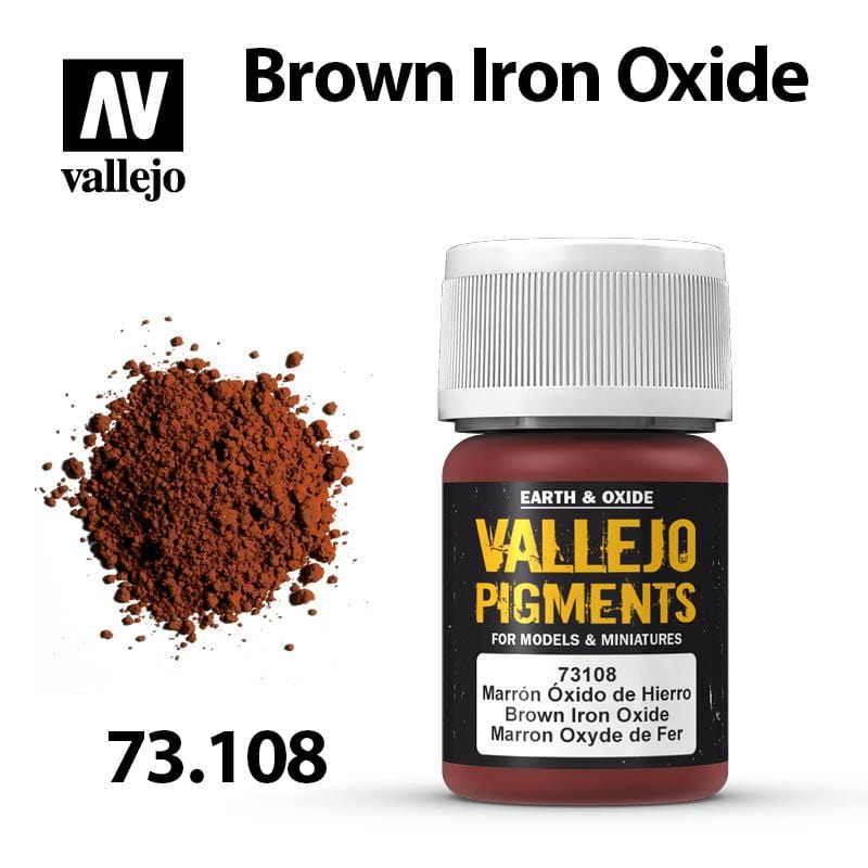 Vallejo Pigments - Brown Iron Oxide 35ml - Val73108