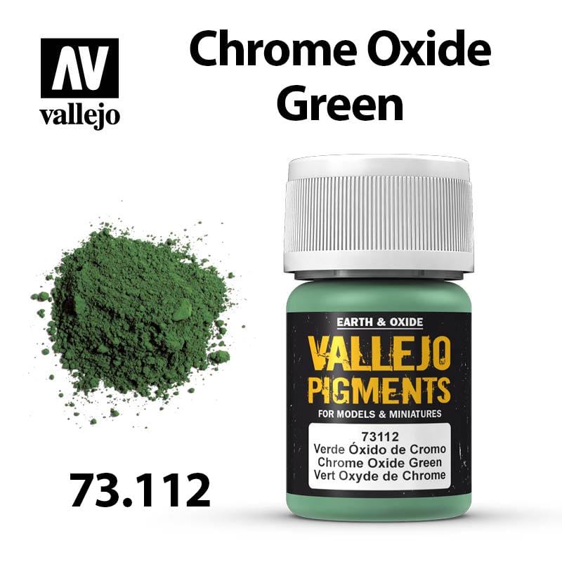 Vallejo Pigments - Chrome Oxide Green 35ml - Val73112
