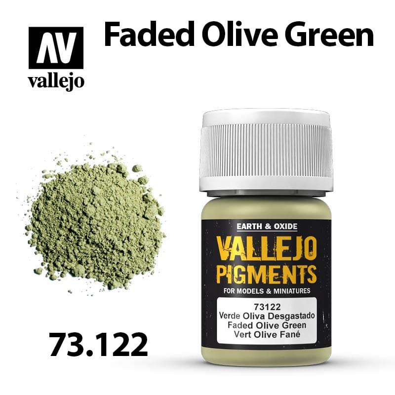 Vallejo Pigments - Faded Olive Green 35ml - Val73122