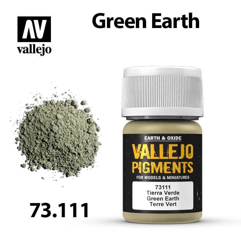 Vallejo Pigments - Green Earth 35ml - Val73111