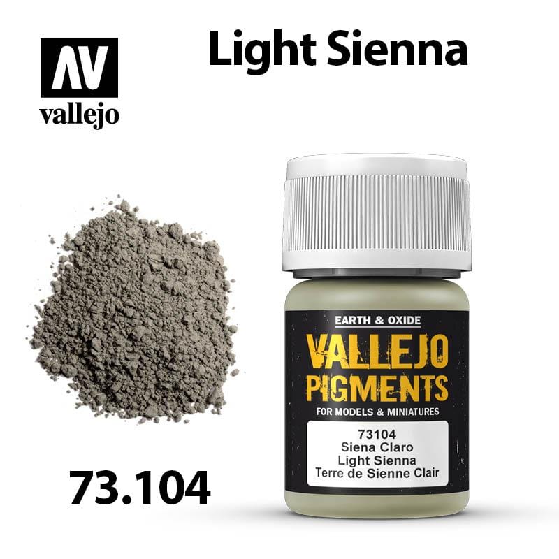 Vallejo Pigments - Light Sienna 35ml - Val73104
