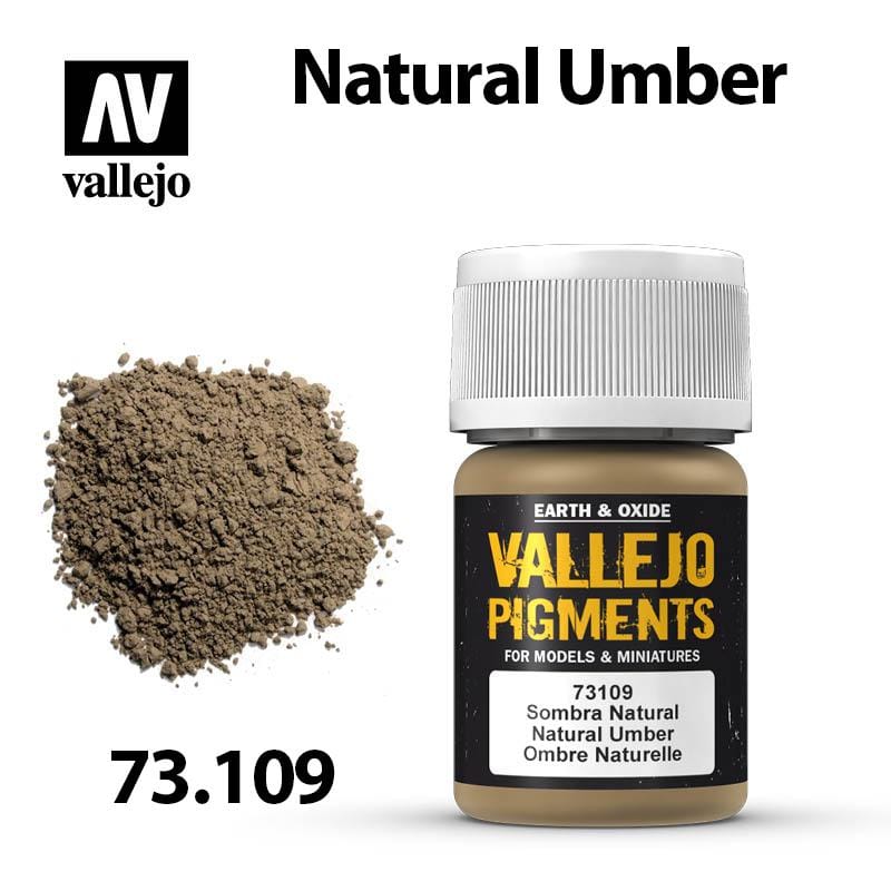 Vallejo Pigments - Natural Umber 35ml - Val73109