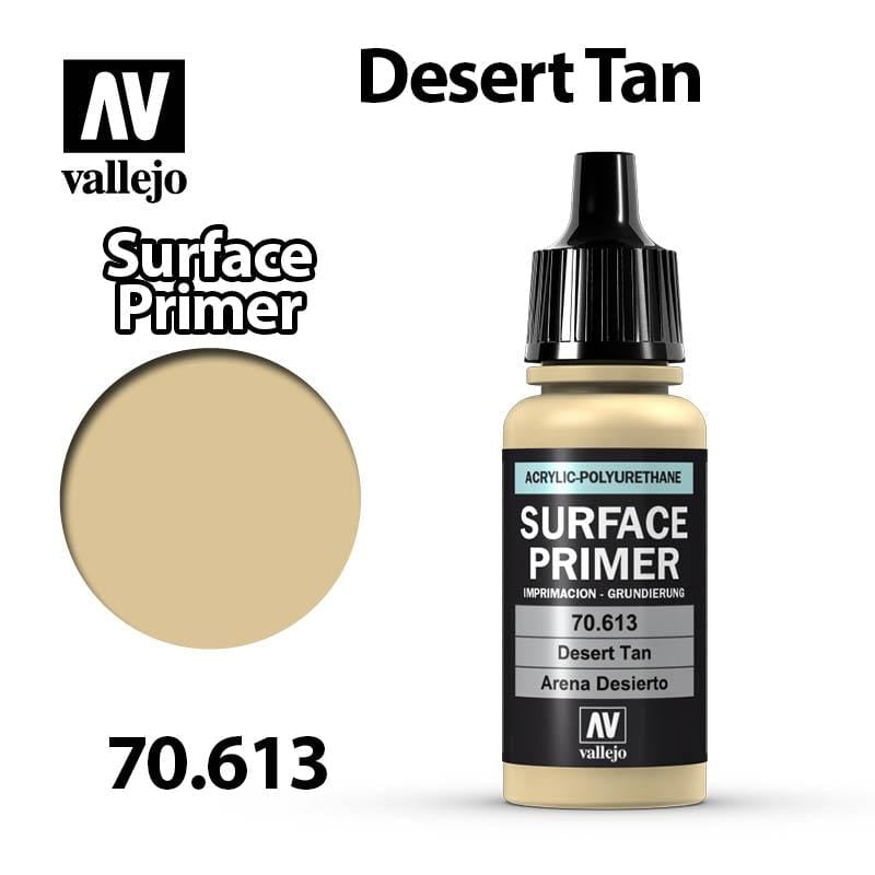 Vallejo Surface Primer - Desert Tan 17ml - Val70613