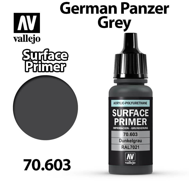 Vallejo Surface Primer - German Panzer Grey 17ml - Val70603
