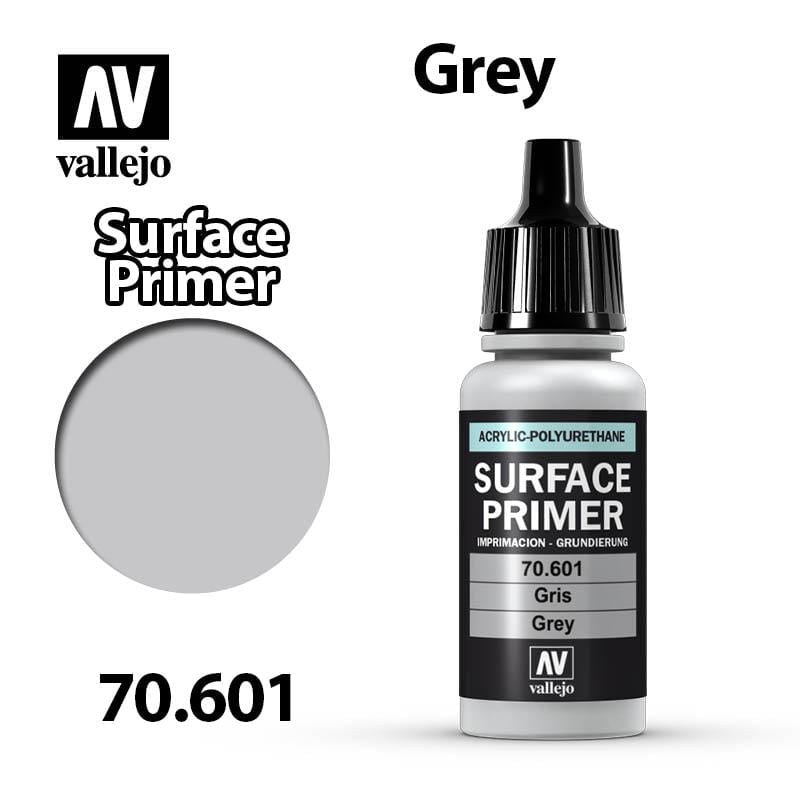 Vallejo Surface Primer - Grey 17ml - Val70601