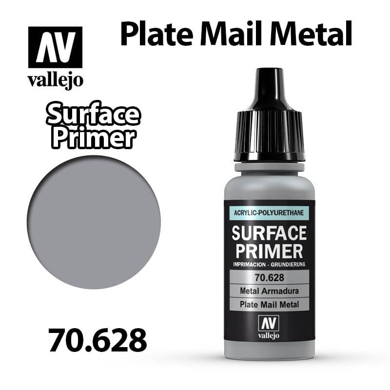 Vallejo Surface Primer - Plate Mail Metal 17ml - Val70628