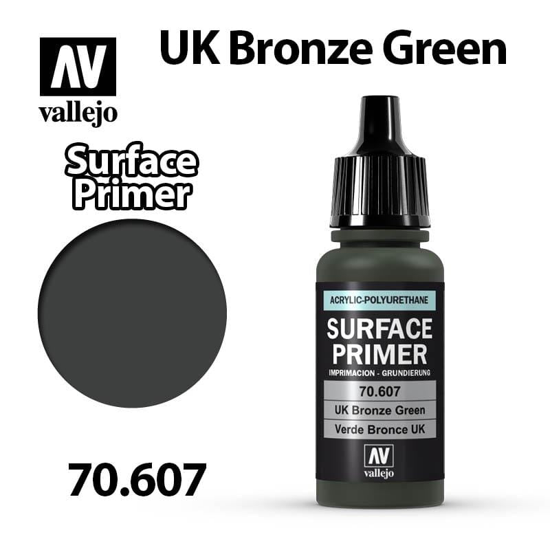 Vallejo Surface Primer - UK Bronze Green 17ml - Val70607