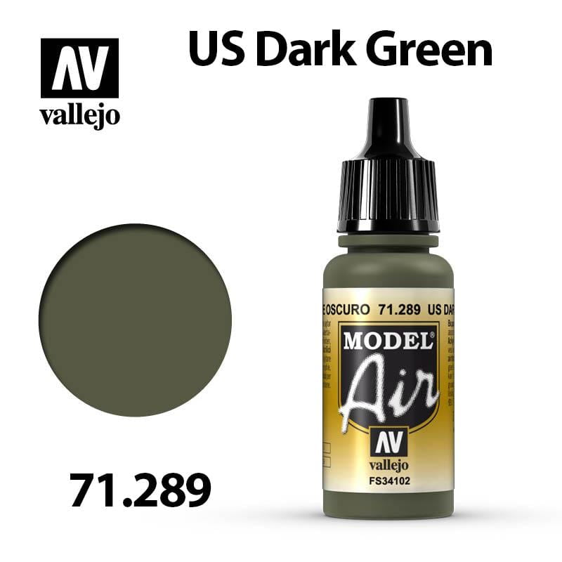 Vallejo model Air - US Dark Green 17ml - Val71289