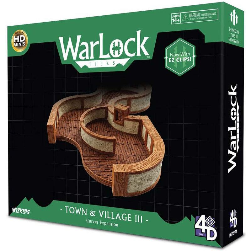 4D Warlock Tiles - Town & Village 3: Curves Exp ( 16519 )