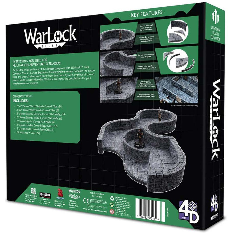 4D Warlock Tiles - Dungeon Tiles 3: Curves Exp ( 16516 )