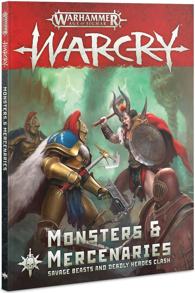 Warcry Book: Monsters & Mercenaries ( 111-17-N ) - Used