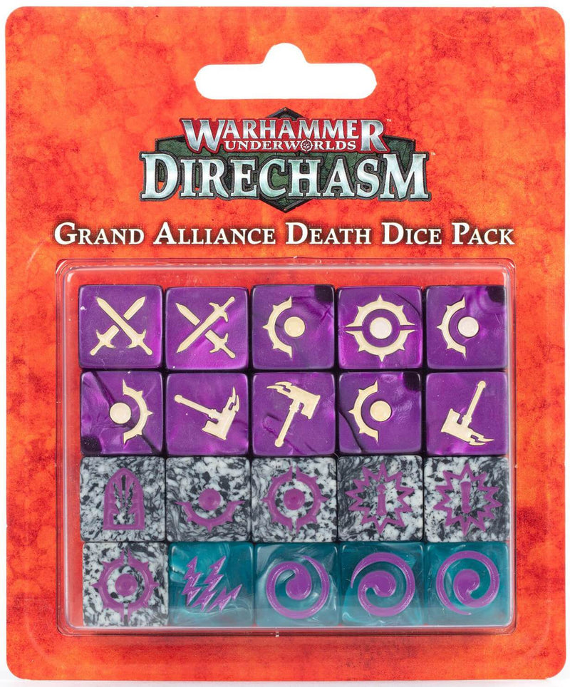 Warhammer Underworlds: Grand Alliance Death Dice ( 110-14 ) - Used
