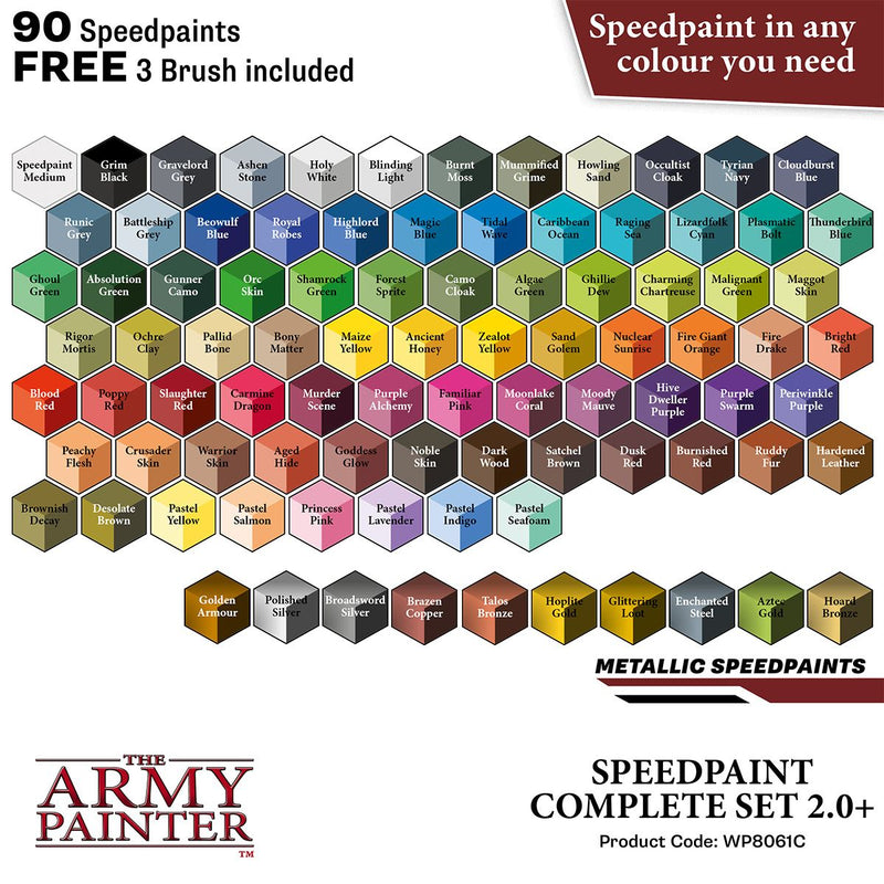 The Army Painter SpeedPaint 2.0 18ml 90 Colors- Vault 35