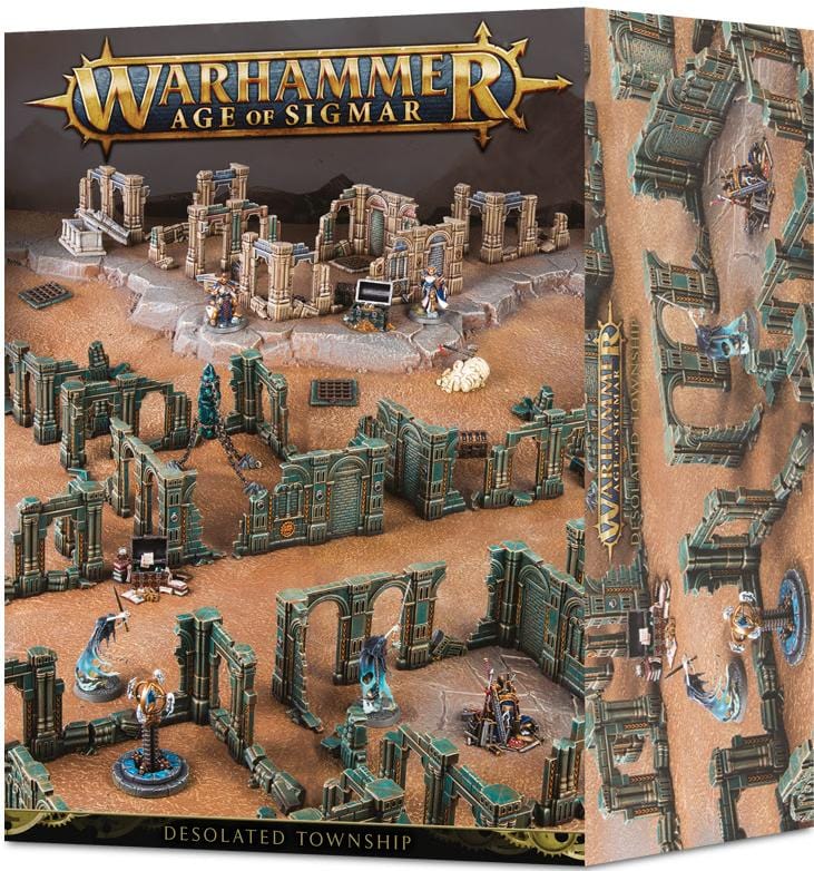 Warhammer Age of Sigmar Desolated Township ( 64-79-N ) - Used