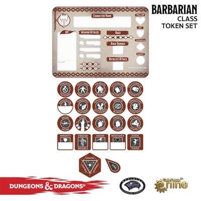 D&D: Token Set - Barbarian