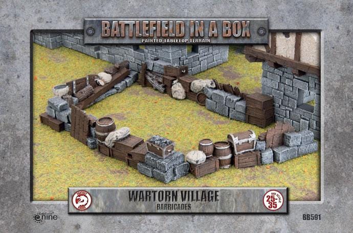 Battlefield in a Box - Wartorn Village Barricades (BB591)