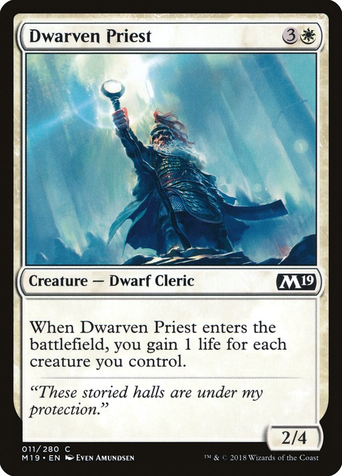 Dwarven Priest [Core Set 2019]