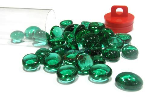 Glass Stone Counter 40+ Crystal Dark Green - CHX01125