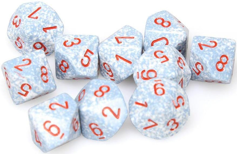 10 D10 Speckled Dice Air - CHX25100 - Abyss Game Store