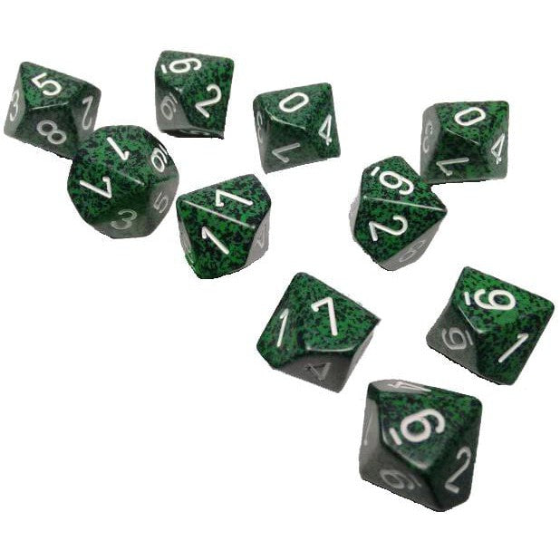 10 D10 Speckled Dice Recon - CHX25125 - Abyss Game Store