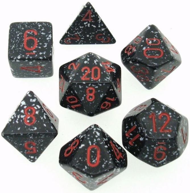 7 Polyhedral Dice Set Speckled Space - CHX25308