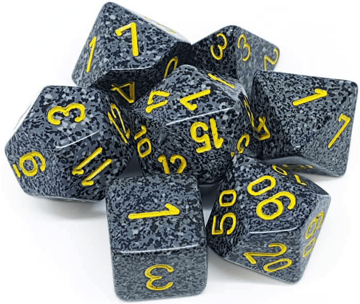 7 Polyhedral Dice Set Speckled Urban Camo - CHX25328