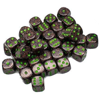 36 D6 Speckled 12mm Dice Earth - CHX25910