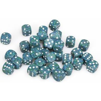 36 D6 Speckled 12mm Dice Sea - CHX25916