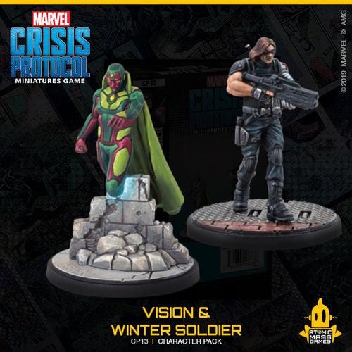 Marvel Crisis Protocol - Vision & Winter Soldier ( CP13 ) - Used