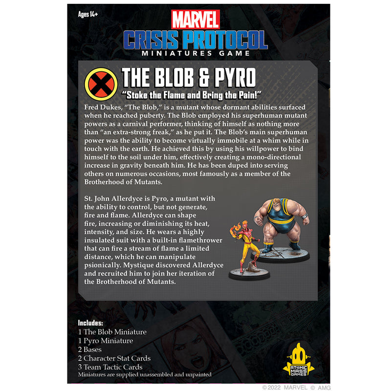 Marvel Crisis Protocol - The Blob & Pyro ( CP82 )