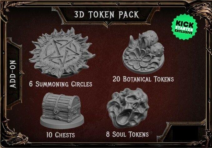 Dark Rituals: Malleus Maleficarum - 3D Token Pack