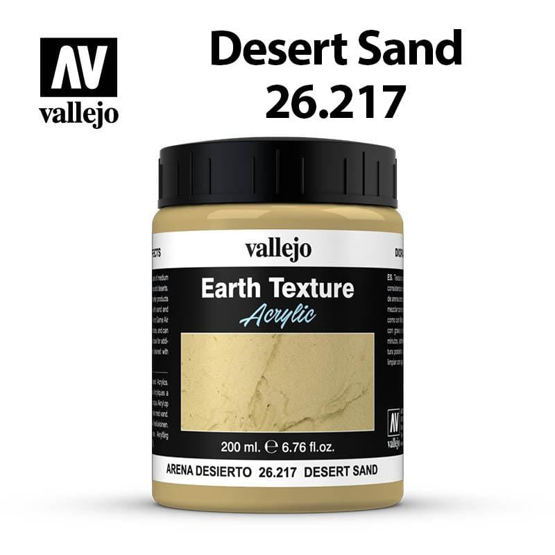 Vallejo Diorama Earth Texture - Desert Sand 200ml - Val26217